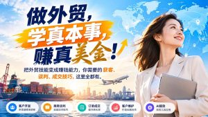 做外贸,学真本事,赚真美金!把外贸技能变成赚钱能力,你需要的获客、谈判、成交技巧,这里全都有-副业网赚