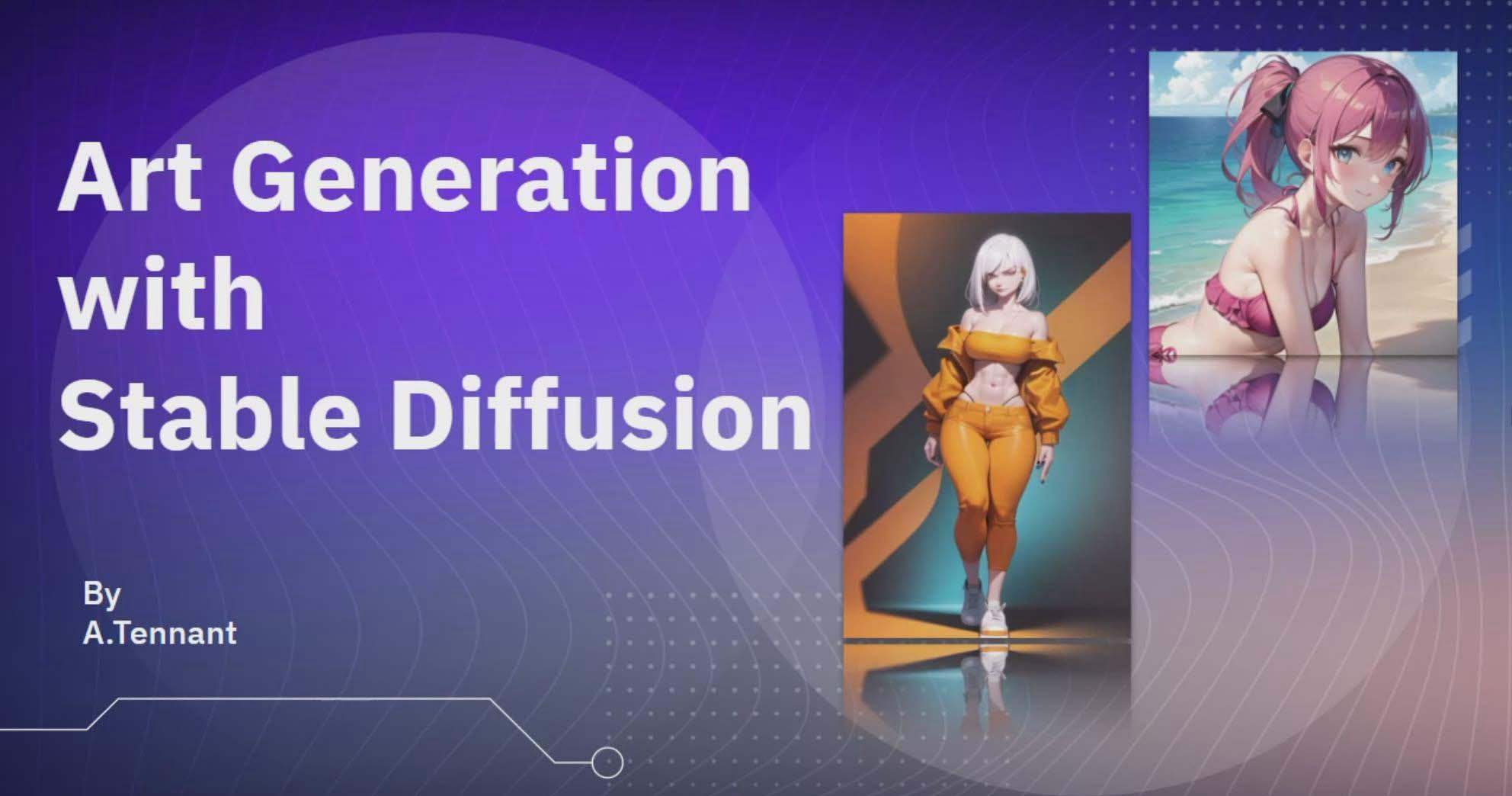图片[1]-利用Stable Diffusion AI人工智能生成动漫艺术分步教程-14节课-中英字幕-副业网创