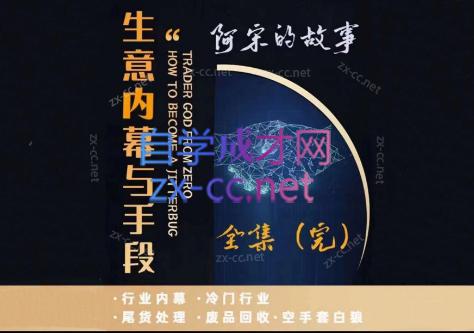 阿宋的故事·生意内幕与手段-副业网创