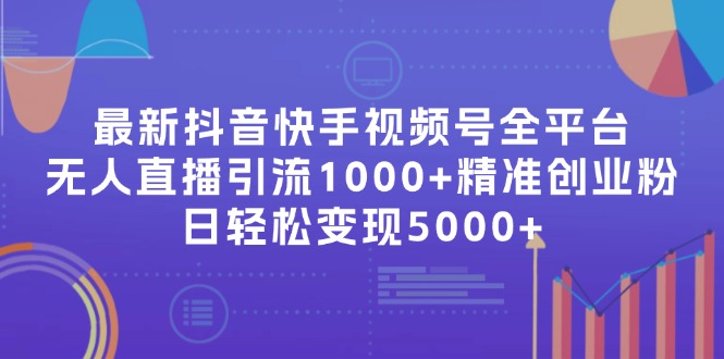 最新抖音快手视频号全平台无人直播引流1000+精准创业粉，日轻松变现5000+-副业网创
