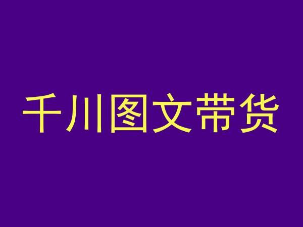 千川图文带货，测品+认知+实操+学员问题，抖音千川教程投放教程-副业网创