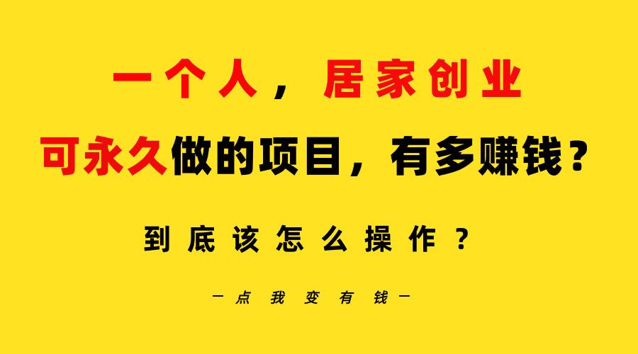 一个人，居家创业：B站每天10分钟，单账号日引创业粉100+，月稳定变现5W…-副业网创