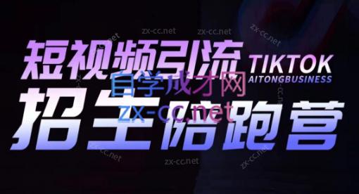 吴天老师·短视频引流招生陪跑营-副业网创