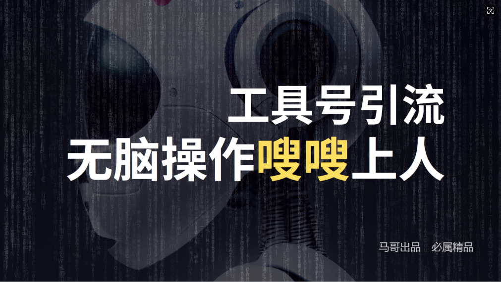 24年抖音最新工具号日引流300+创业粉，日入5000+-副业网创