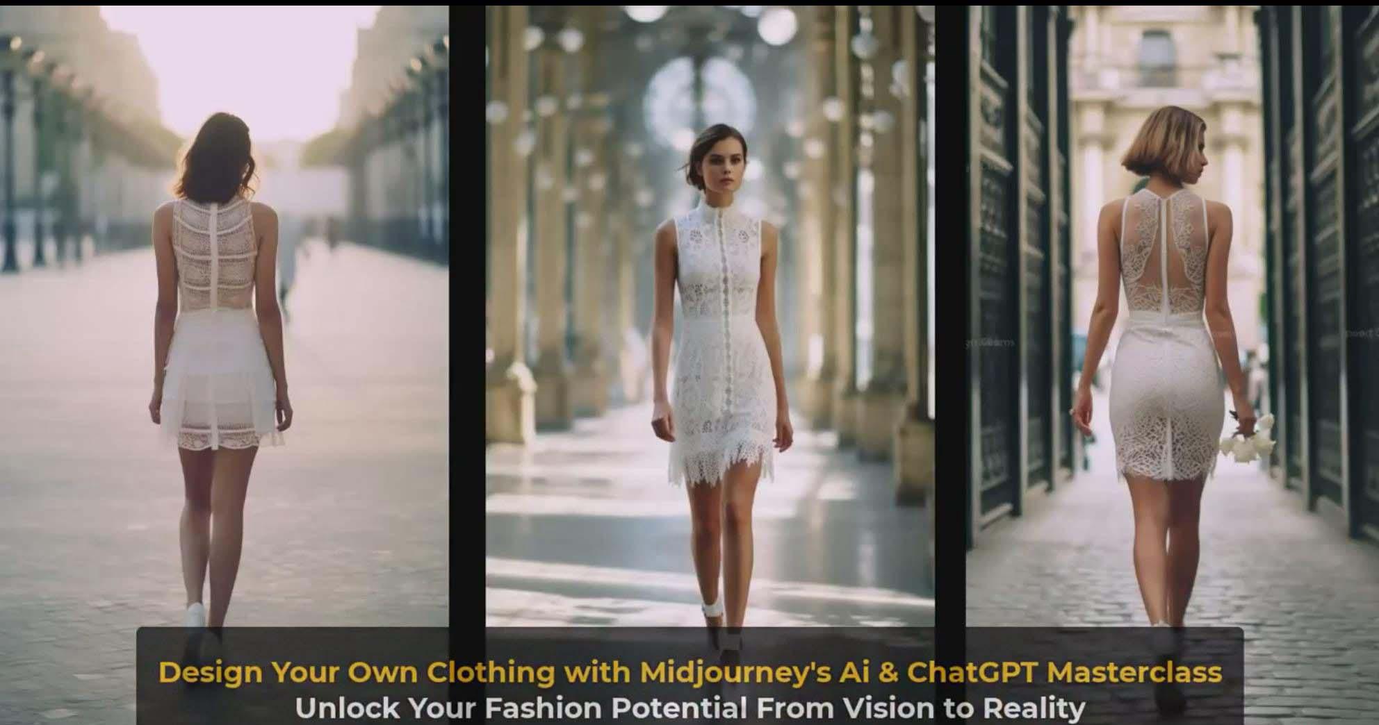 图片[2]-利用 Midjourneys Ai 人工智能设计自己的服装AI大师班-10节课-中英字幕-副业网创
