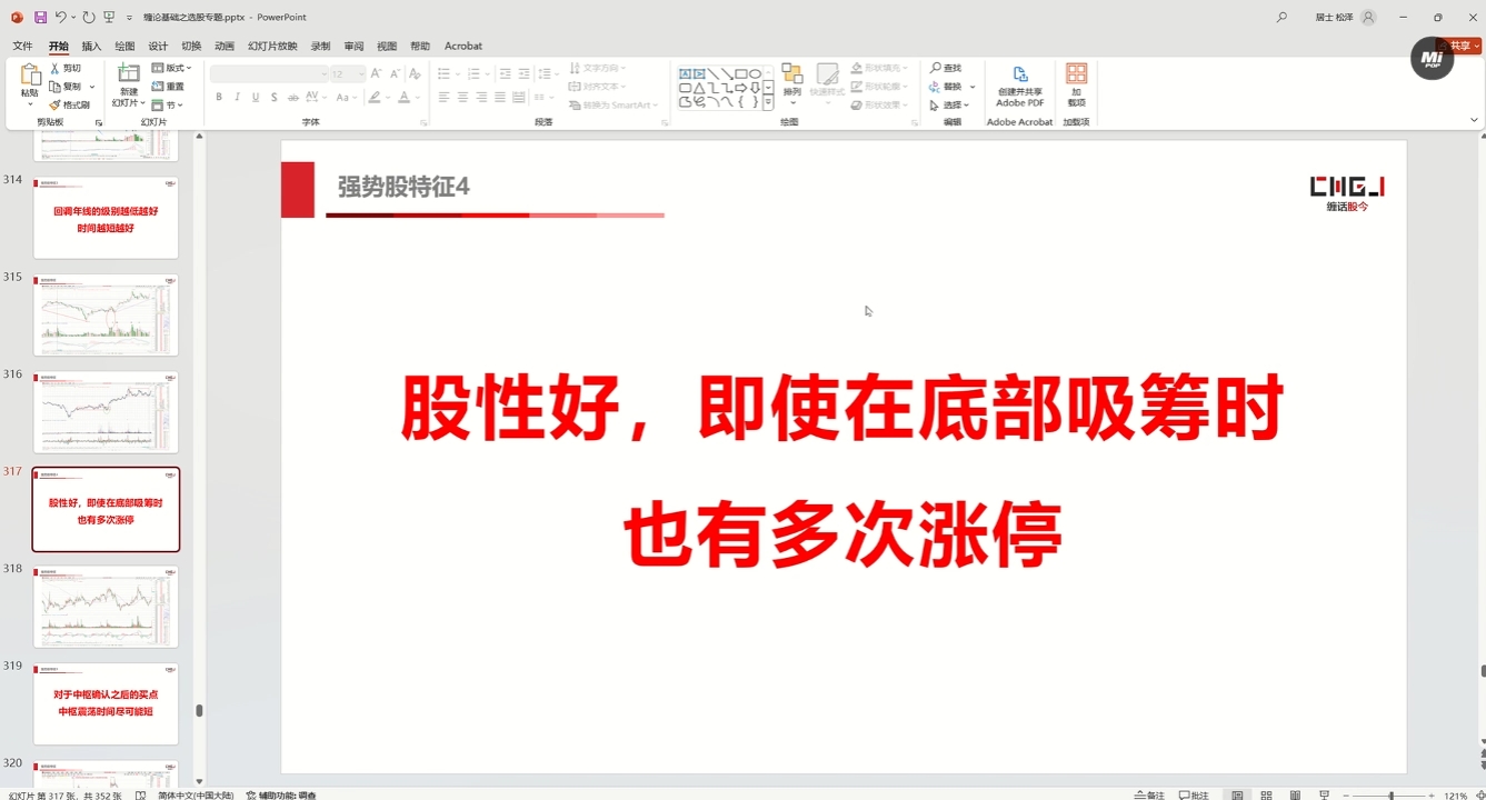 缠话股今·缠论基础之选股专题-副业网创