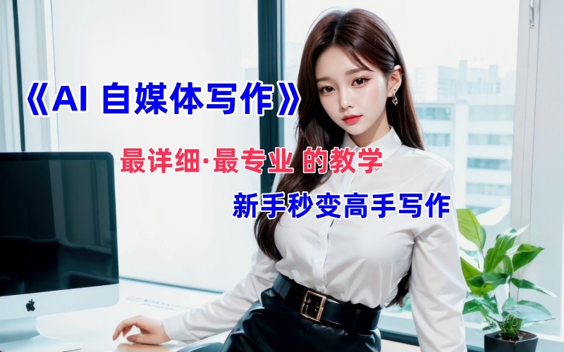 全网最全最细最专业的“AI自媒体写作”教学，新手小白秒变写作高手！-副业网创