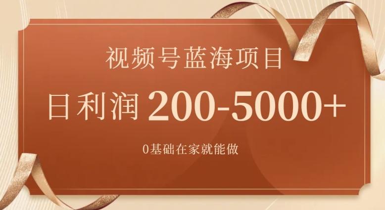 外边收费699视频号项目，最新玩法，简单好操作，一人可做，日四位数-副业网创