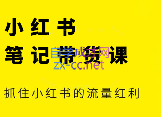 张宾·小红书笔记带货课(更新9月)-副业网创