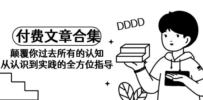 (9646期)《某公众号付费文章合集》颠覆你过去所有的认知 从认识到实践的全方位指导-副业网创