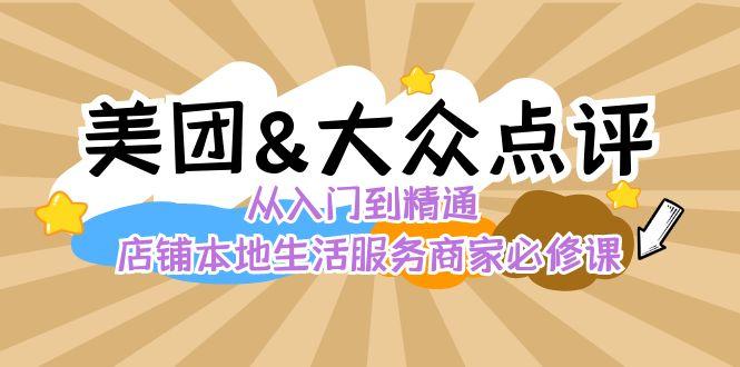 美团+大众点评 从入门到精通：店铺本地生活 流量提升 店铺运营 推广秘术 评价管理-副业网创