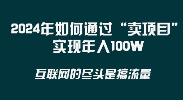2024年 做项目不如‘卖项目’更快更直接！年入100万-副业网创