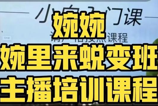 婉婉·婉里来蜕变班（主播课）全方位理解底层逻辑并灵活运用-副业网创