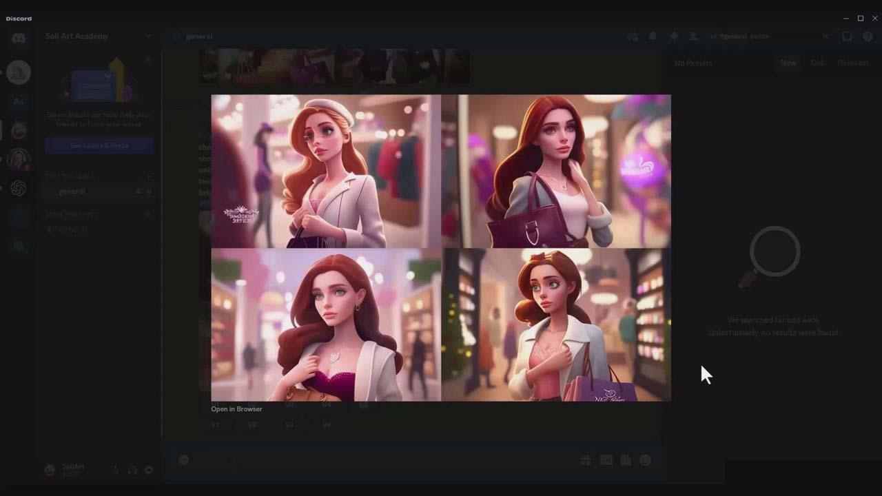 图片[5]-掌握 MidJourney V5 AI + ChatGPT创建一致的角色设计图像-22节课-中英字幕-副业网创