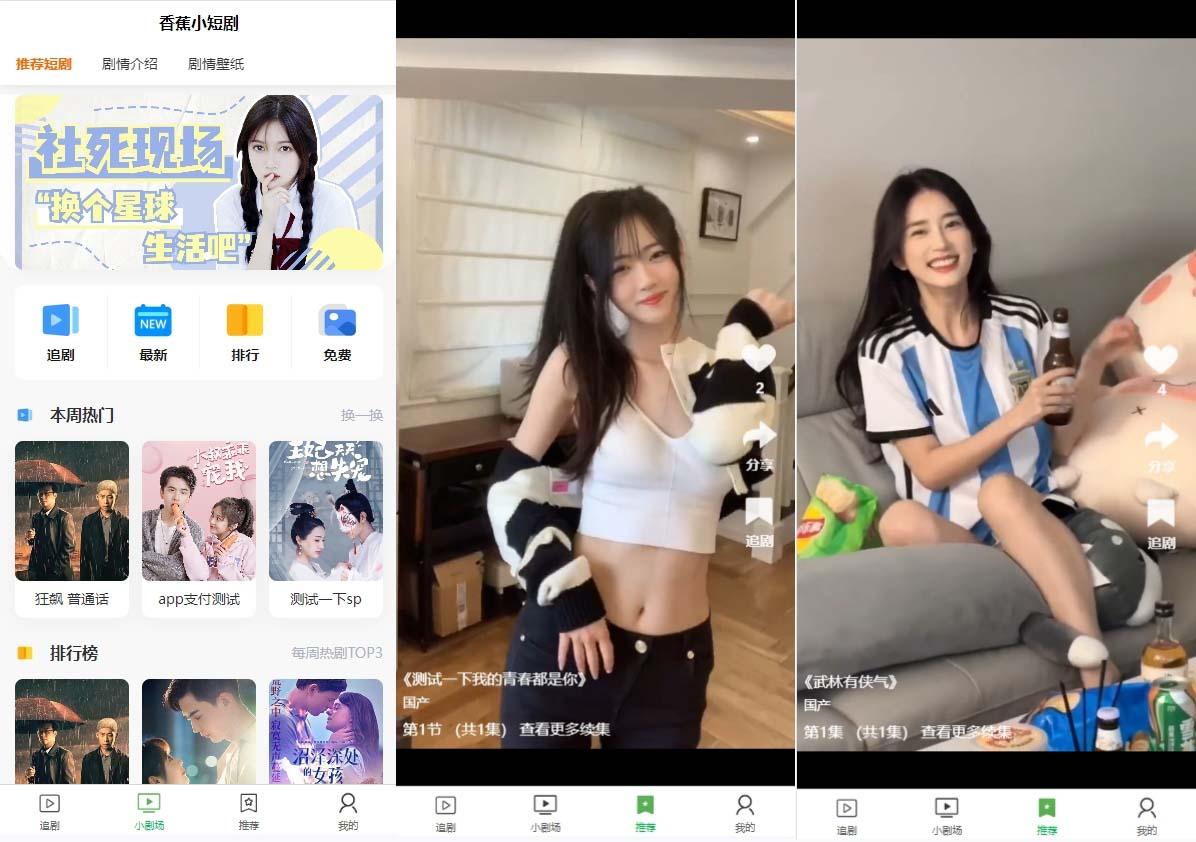 (8542期)小剧场短剧影视系统源码 全开源 带支付收益+会员机制+代理推广等模式【…-副业网创