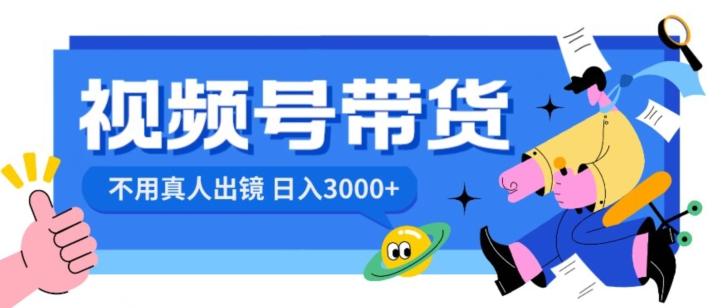 视频号带货，日入3000+，不用真人出镜-副业网创